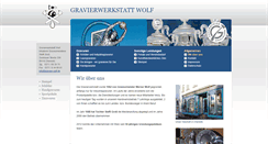 Desktop Screenshot of graveur-wolf.de